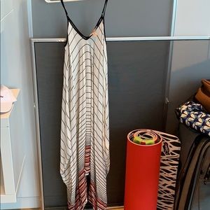 Asymmetrical Cut Maxi Dress
